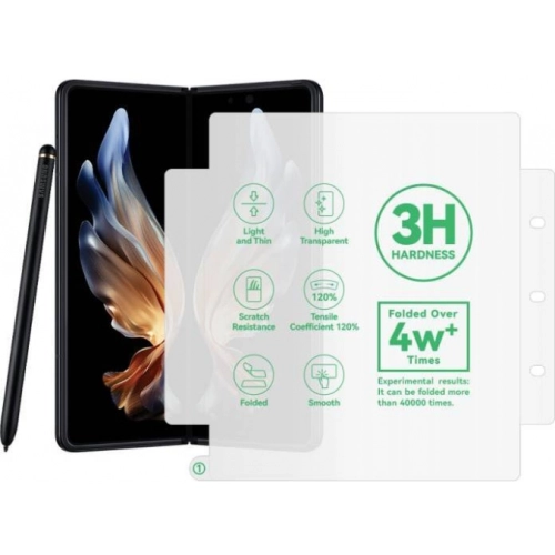 Galaxy Z Fold 4 Zore Hizalama Aparatlı S-Fit Body Ekran Koruyucu - Şeffaf