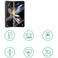 Galaxy Z Fold 4 Zore Hizalama Aparatlı S-Fit Body Ekran Koruyucu - Şeffaf