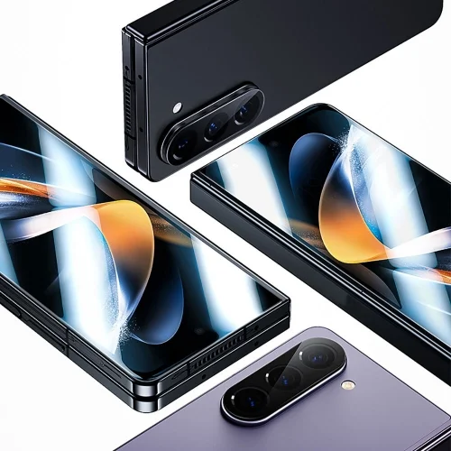 Galaxy Z Fold 5 Benks Combo İkili Set (Corning Ekran Koruyucu + Kamera Lens Koruyucu) - Siyah