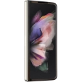 Galaxy Z Fold 5 Kılıf Guess Orjinal Lisanslı PU Deri Taşlı Üçgen Logo 4G Desenli Strass Kapak - Pembe