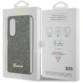 Galaxy Z Fold 5 Kılıf Guess Orjinal Lisanslı Yazı Logolu Glitter Flakes Kapak - Haki