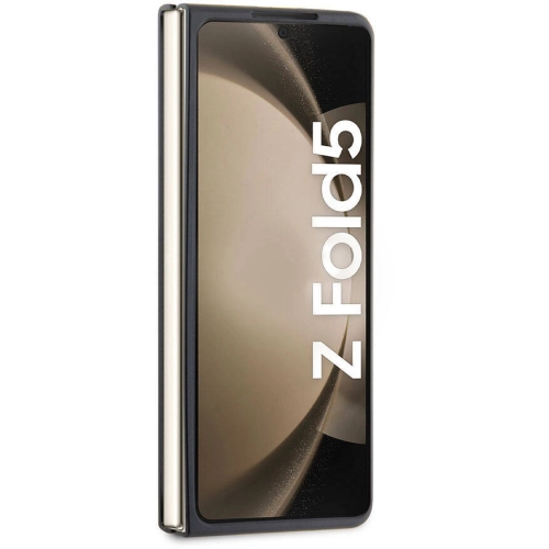 Galaxy Z Fold 5 Kılıf Lacoste Orjinal Lisanslı PU Pike Desenli Arka Yüzey İkonik Timsah Dokuma Logolu Kapak - Yeşil