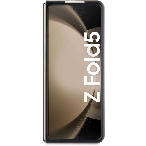 Galaxy Z Fold 5 Kılıf Lacoste Orjinal Lisanslı PU Pike Desenli Arka Yüzey İkonik Timsah Dokuma Logolu Kapak - Yeşil