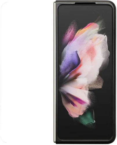 Galaxy Z Fold 5 Kılıf TUMI Liquid Silikon Metal Logo Dizayn Orjinal Lisanslı Kapak - Siyah