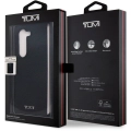 Samsung Galaxy Z Fold 5 Kılıf TUMI Liquid Silikon Metal Logo Dizayn Orjinal Lisanslı Kapak - Siyah