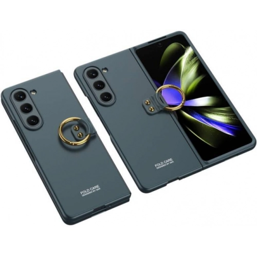 Galaxy Z Fold 5 Kılıf Zore Kıpta Yüzüklü Flip Sert Kapak