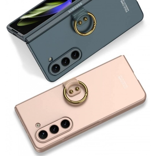 Galaxy Z Fold 5 Kılıf Zore Kıpta Yüzüklü Flip Sert Kapak