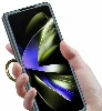 Galaxy Z Fold 5 Kılıf Zore Kıpta Yüzüklü Flip Sert Kapak