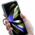 Galaxy Z Fold 5 Kılıf Zore Kıpta Yüzüklü Flip Sert Kapak