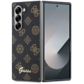 Samsung Galaxy Z Fold 6 Kılıf Guess Orjinal Lisanslı Peony Script Kapak - Siyah