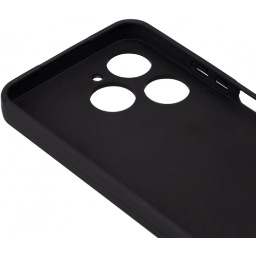 General Mobile Era 30 Kılıf Silikon Mat Esnek Kamera Korumalı Biye Kapak - Siyah