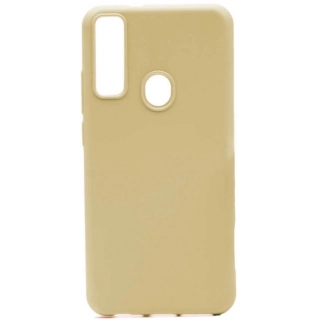 General Mobile GM 20 Pro Kılıf Silikon Mat Esnek Kamera Korumalı Biye Kapak - Gold