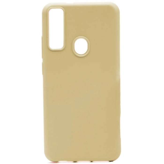 General Mobile GM 20 Pro Kılıf Silikon Mat Esnek Kamera Korumalı Biye Kapak - Gold