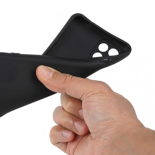 General Mobile GM 22 Pro Kılıf Silikon Mat Esnek Kamera Korumalı Biye Kapak - Siyah