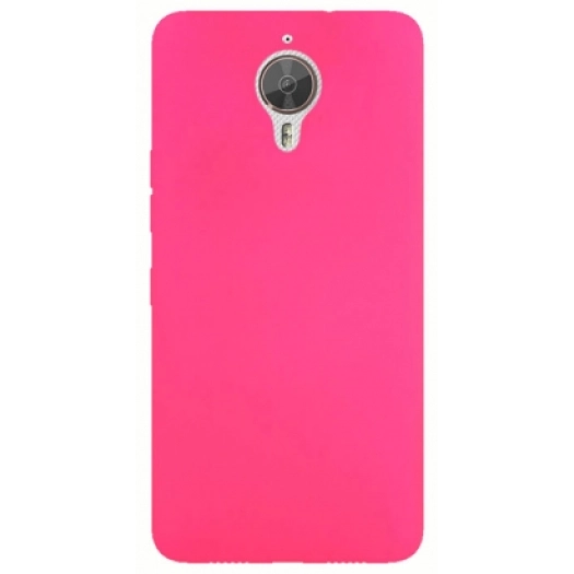 General Mobile GM 5 Plus Kılıf İnce Soft Mat Renkli Esnek Silikon Kapak - Pembe