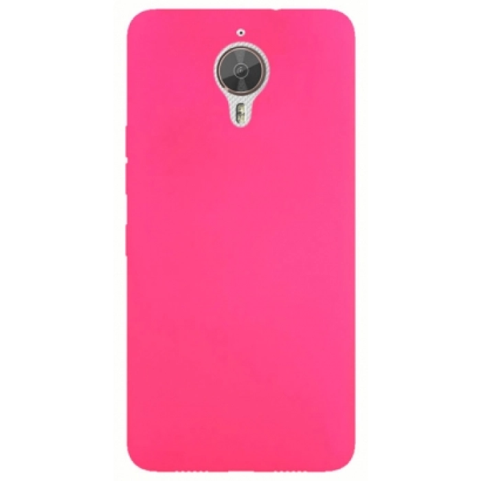 General Mobile GM 5 Plus Kılıf İnce Soft Mat Renkli Esnek Silikon Kapak - Pembe
