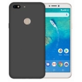 General Mobile GM 8 Go Kılıf İnce Soft Mat Renkli Esnek Silikon Kapak - Siyah