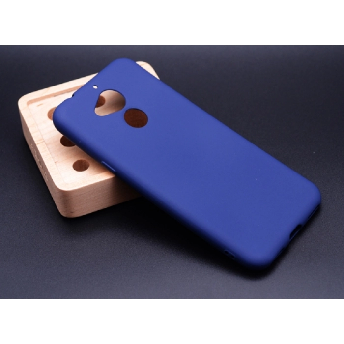 General Mobile GM 8 Kılıf İnce Soft Mat Renkli Esnek Silikon Kapak - Lacivert