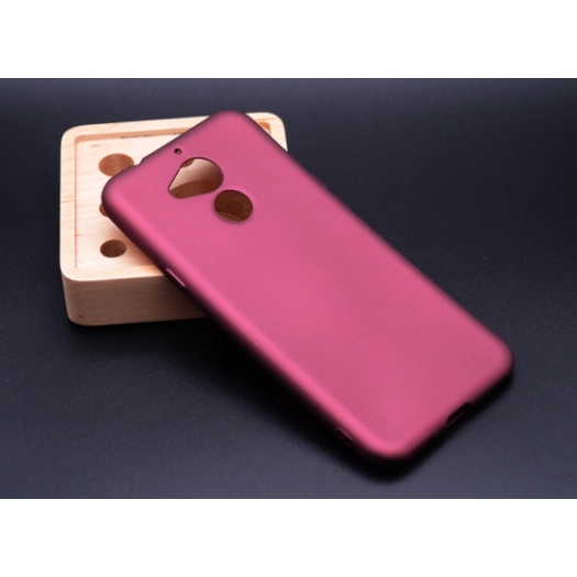 General Mobile GM 8 Kılıf İnce Soft Mat Renkli Esnek Silikon Kapak - Mürdüm