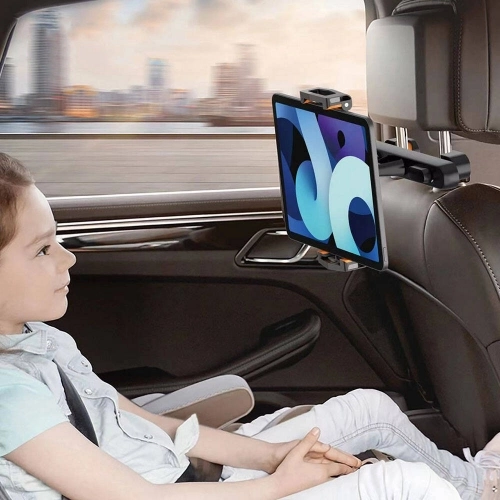 Go Des GD-HD301 Otomatik Mekanizmalı Arka Koltuk Araç Tablet Tutucu - Siyah