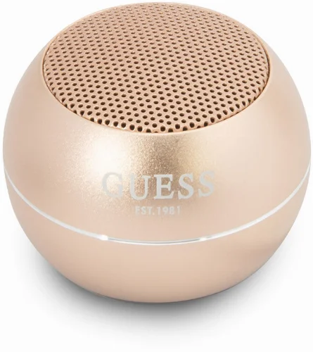 GUESS Alüminyum Alaşım Gövde Tasarımlı Mini Bluetooth Speaker - Gold