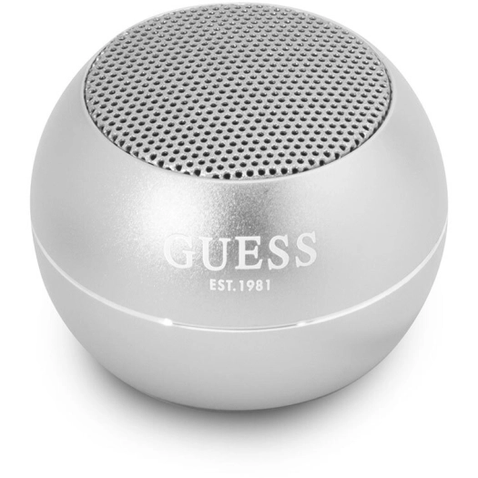 GUESS Alüminyum Alaşım Gövde Tasarımlı Mini Bluetooth Speaker - Gri