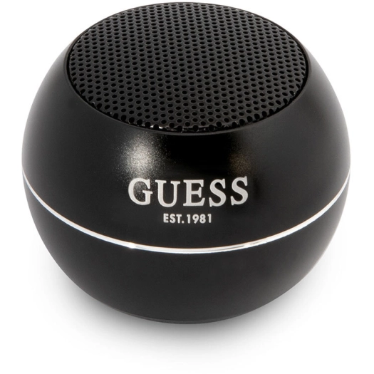 GUESS Alüminyum Alaşım Gövde Tasarımlı Mini Bluetooth Speaker - Siyah