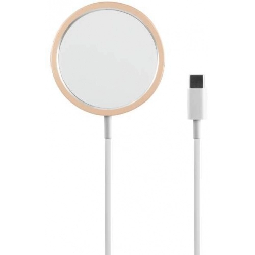 GUESS Logolu Type-C Magsafe Şarj Kablosu 15W - Gold