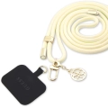 GUESS Metal Logolu Cep Telefonu Askı İpi - Krem