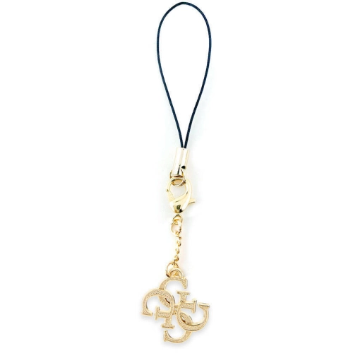 Guess Orjinal Lisanslı 4G Logolu Telefon Askı İpi - Gold