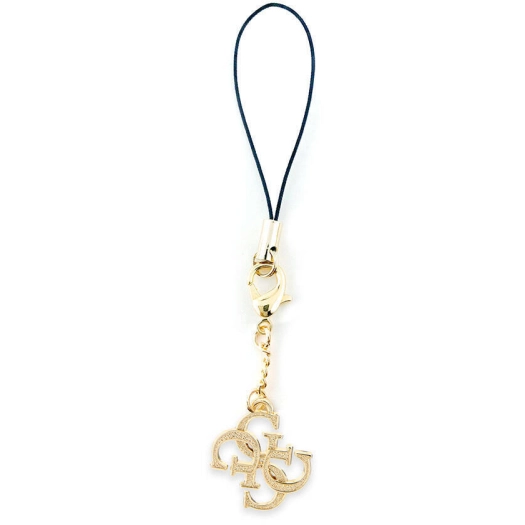 Guess Orjinal Lisanslı 4G Logolu Telefon Askı İpi - Gold