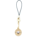 Guess Orjinal Lisanslı Kalp Yapay Elmas Taşlı Telefon Askı İpi - Gold