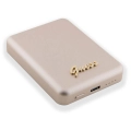 Guess Orjinal Lisanslı Magsafe Şarj Özellikli Metal Yazı Logolu Powerbank 5000mAh 15W - Siyah