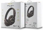 Guess Orjinal Lisanslı PU 4G Desenli Metal Yazı Logolu Tone On Tone Kulak Üstü Bluetooth Kulaklık - Kahverengi