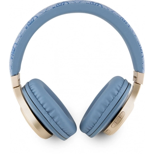 Guess Orjinal Lisanslı Script Gold Serisi Metal Yazı Logolu 4G Desenli Bluetooth Kulaklık - Kahve