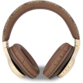 Guess Orjinal Lisanslı Script Gold Serisi Metal Yazı Logolu 4G Desenli Bluetooth Kulaklık - Pembe