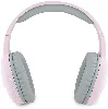 Hello Kitty Orjinal Lisanslı Ayarlanabilir Metal Kitty Logolu Oval Bluetooth 5.3 Kulaklık - Pembe