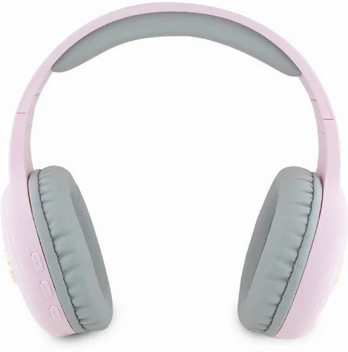 Hello Kitty Orjinal Lisanslı Ayarlanabilir Metal Kitty Logolu Oval Bluetooth 5.3 Kulaklık - Pembe