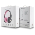 Hello Kitty Orjinal Lisanslı Ayarlanabilir Metal Kitty Logolu Yuvarlak Bluetooth 5.3 Kulaklık - Pembe