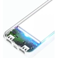 Hızlı Şarj Özellikli Led Göstergeli Zore B-05 Taşınabilir Powerbank 20000mAh - Beyaz