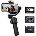 Hohem iSteady M6 3 Eksenli El Tipi AI Yapay Zeka Görüş Sensörlü Gimbal Stabilizatör - Siyah