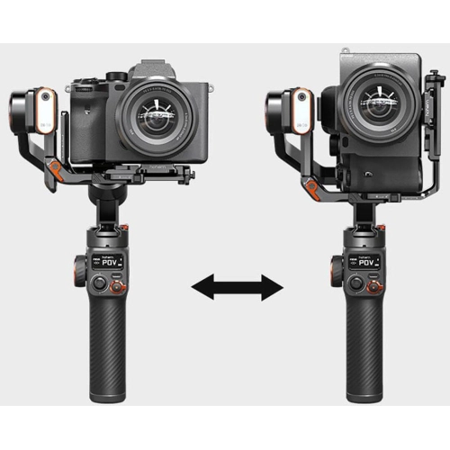 Hohem iSteady MT2 3 Eksenli El Tipi AI Yapay Zeka Görüş Sensörlü Kamera Gimbal Stabilizatör - Siyah