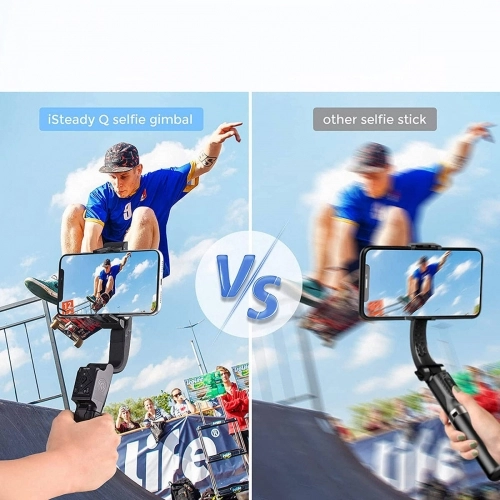 Hohem iSteady Q 2 Eksenli El Tipi Selfie Çubuğu Gimbal Stabilizatör - Siyah