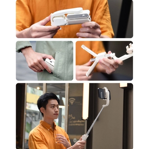 Hohem iSteady Q 2 Eksenli El Tipi Selfie Çubuğu Gimbal Stabilizatör - Siyah