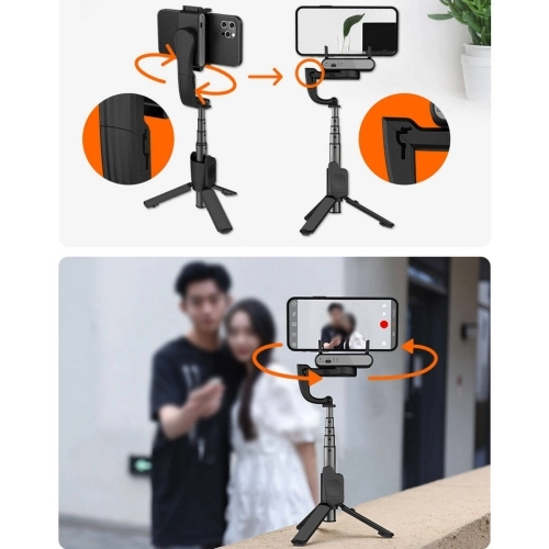 Hohem iSteady Q 2 Eksenli El Tipi Selfie Çubuğu Gimbal Stabilizatör - Siyah