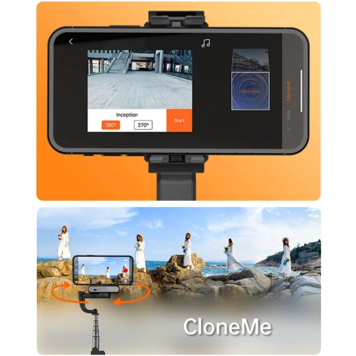 Hohem iSteady Q 2 Eksenli El Tipi Selfie Çubuğu Gimbal Stabilizatör - Siyah