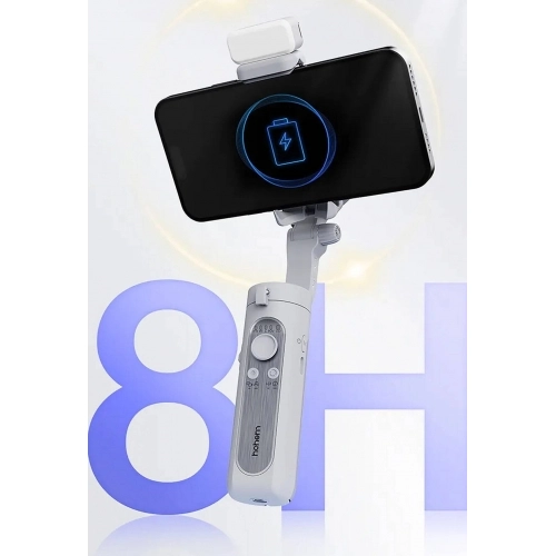 Hohem iSteady XE 3 Eksenli El Tipi Led Işıklandırma Aparatlı Gimbal Stabilizatör - Gri