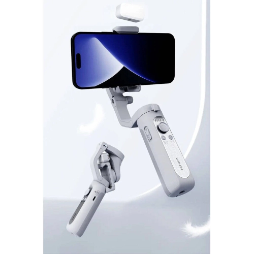 Hohem iSteady XE 3 Eksenli El Tipi Led Işıklandırma Aparatlı Gimbal Stabilizatör - Gri