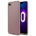 Honor 10 Kılıf İnce Soft Mat Renkli Esnek Silikon Kapak - Rose Gold