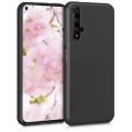 Honor 20 Kılıf İnce Soft Mat Renkli Esnek Silikon Kapak - Siyah